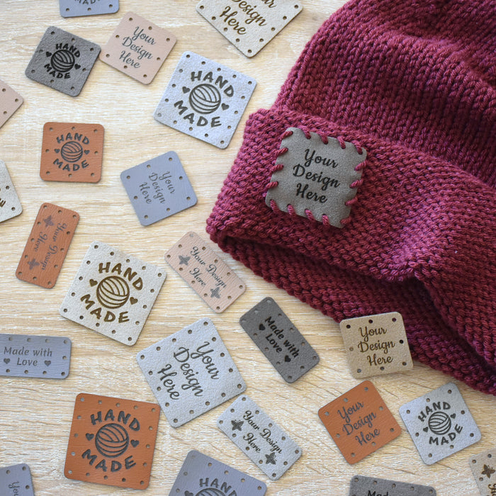 Handmade Sew-On Knitwear Clothing Patches Labels Tags