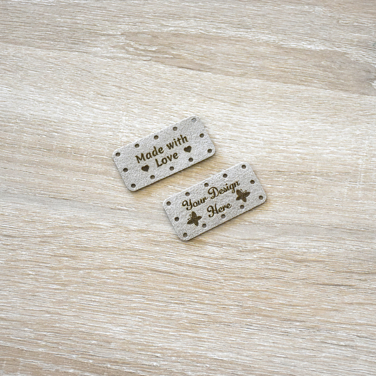 RE-ORDER - Ultrasuede Sew-On Patches - Sahara