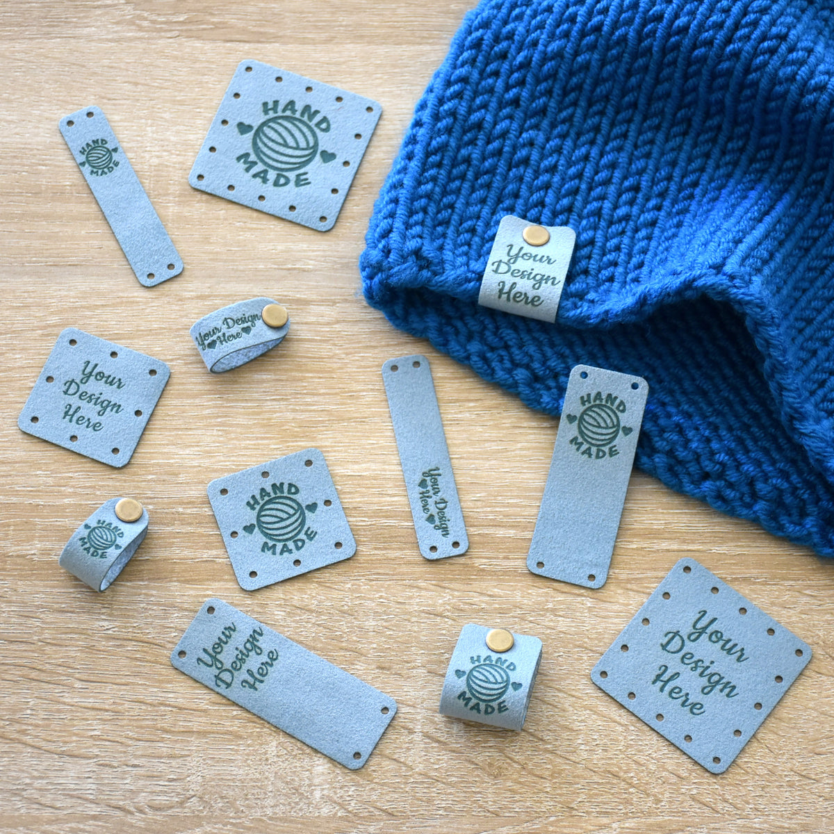 Custom Ultrasuede Tags & Patches - Horizon