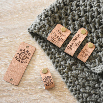 RE - ORDER - Natural Cork Rivet Tags