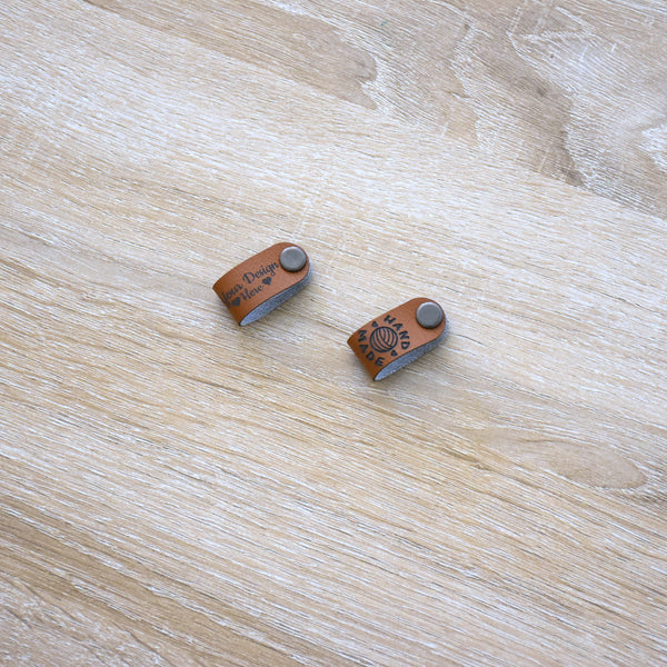 RE - ORDER - Ultraleather Rivet Tags - Curry