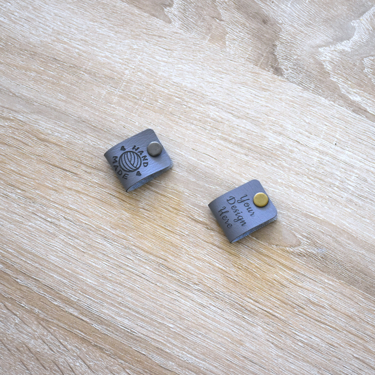 RE - ORDER - Ultraleather Rivet Tags - Granite