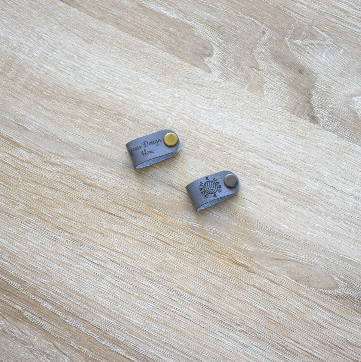 RE - ORDER - Ultraleather Rivet Tags - Granite