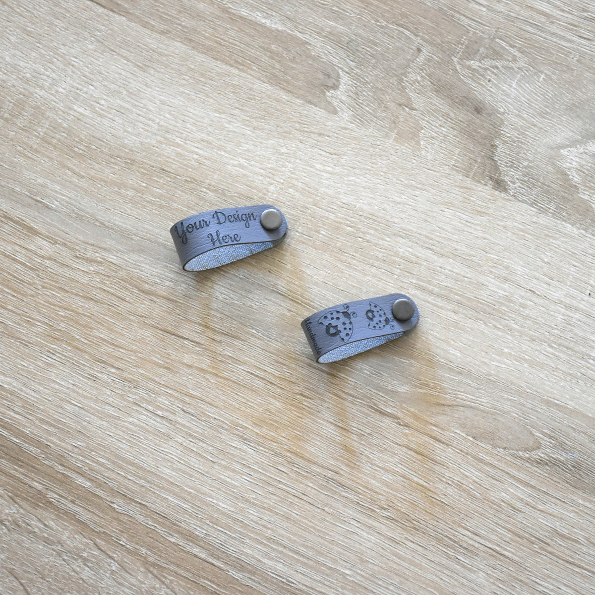 RE - ORDER - Ultraleather Rivet Tags - Granite