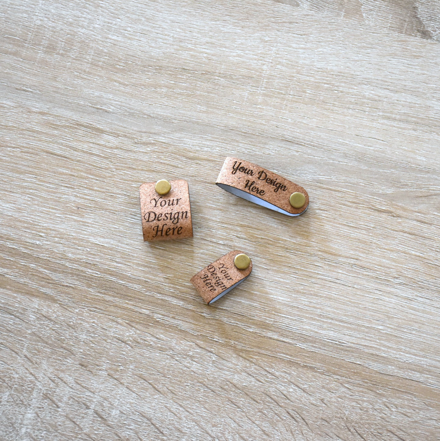 Custom Natural Cork Rivet Tags – The Velvet Season