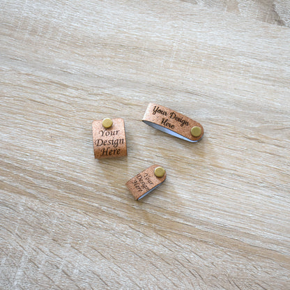 Custom Natural Cork Rivet Tags
