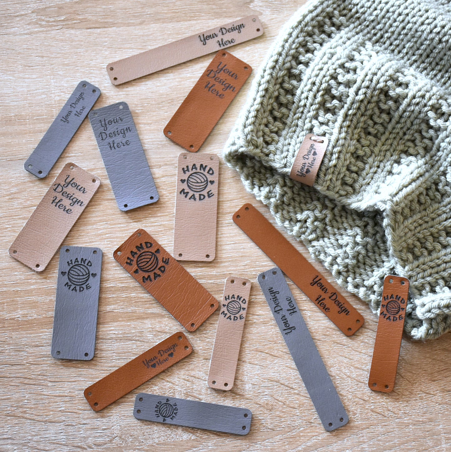 Wholesale - Ultraleather Sew-On Tags