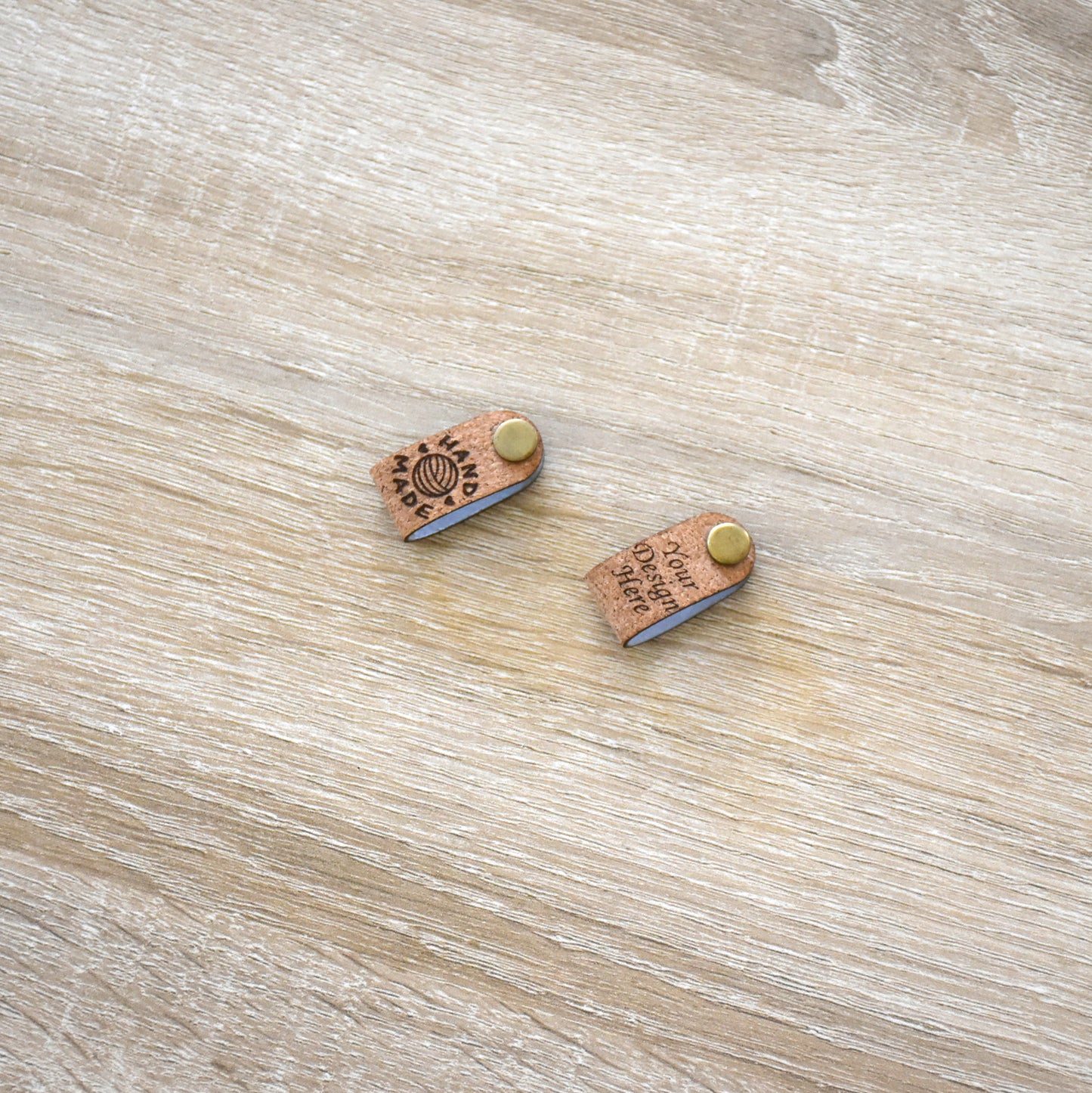 RE - ORDER - Natural Cork Rivet Tags