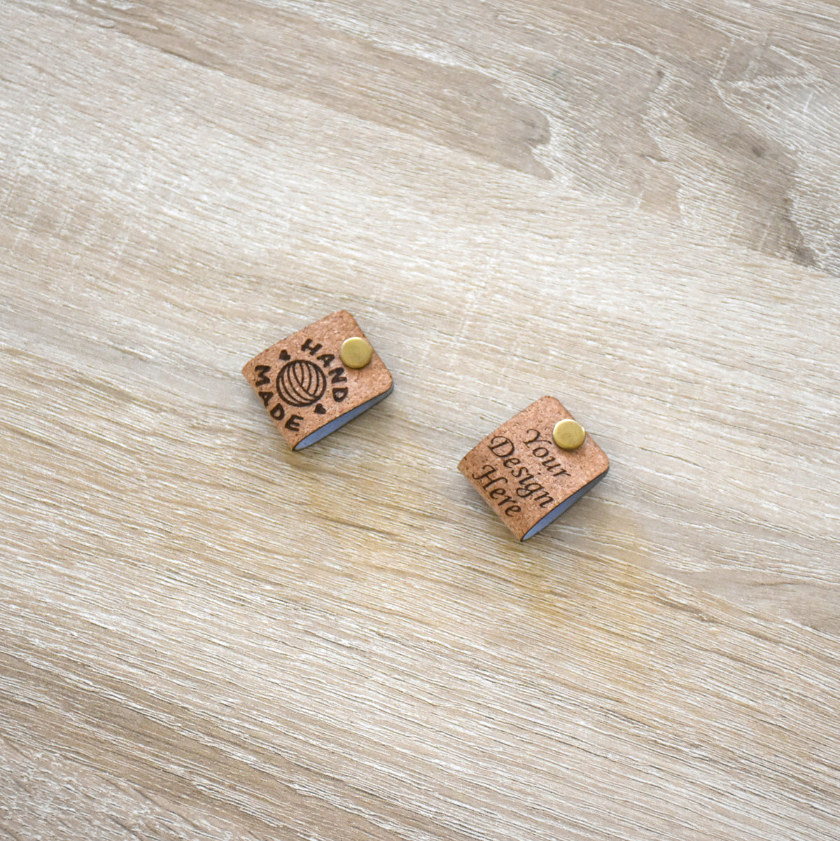 RE - ORDER - Natural Cork Rivet Tags