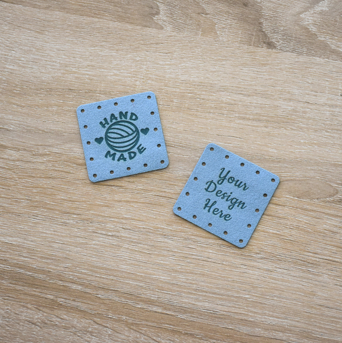 Custom Ultrasuede Tags & Patches - Horizon