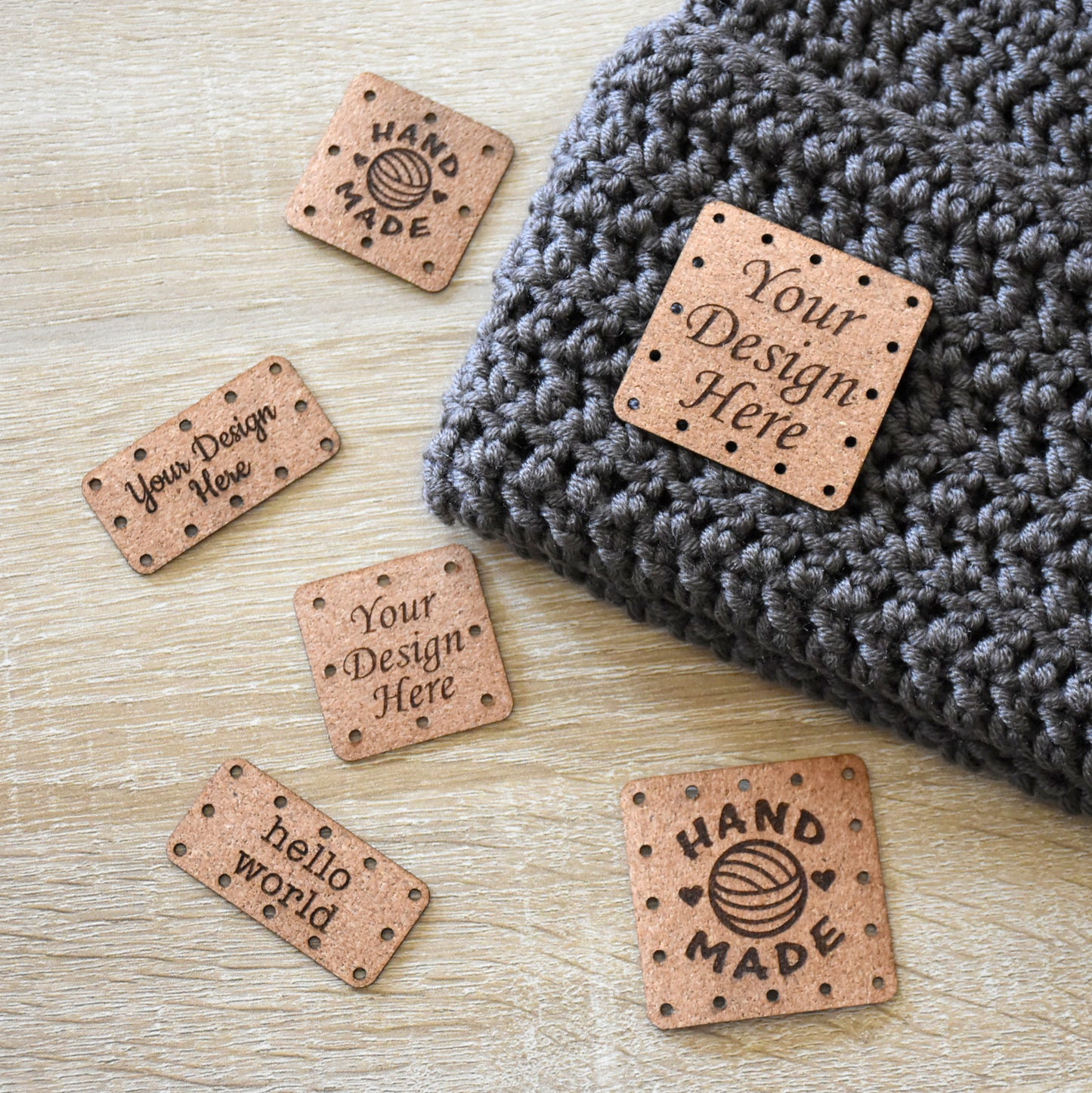 Wholesale - Natural Cork Sew-On Patches