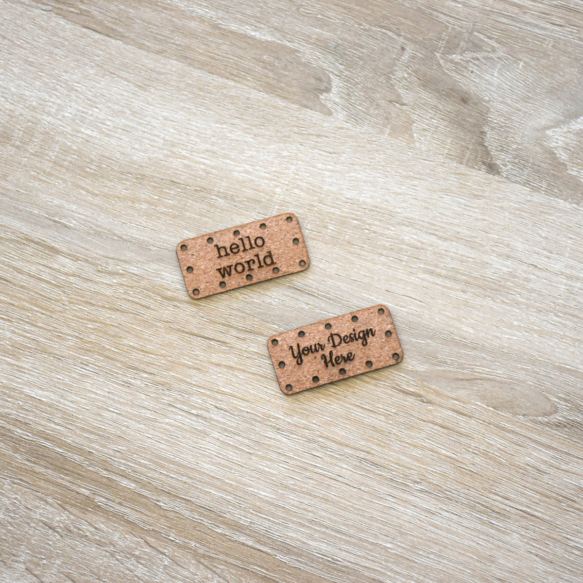 RE - ORDER - Natural Cork Sew-On Patches