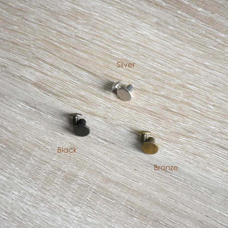 RE - ORDER - Ultrasuede Rivet Tags - Pewter