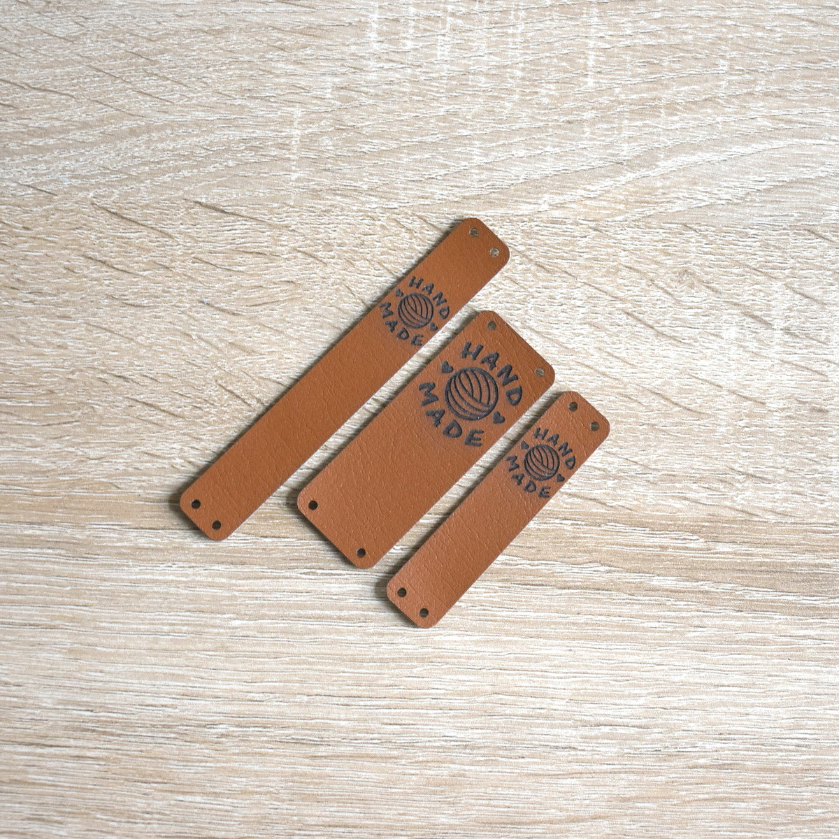 PRE - MADE Ultraleather Sew-On Tags - Curry