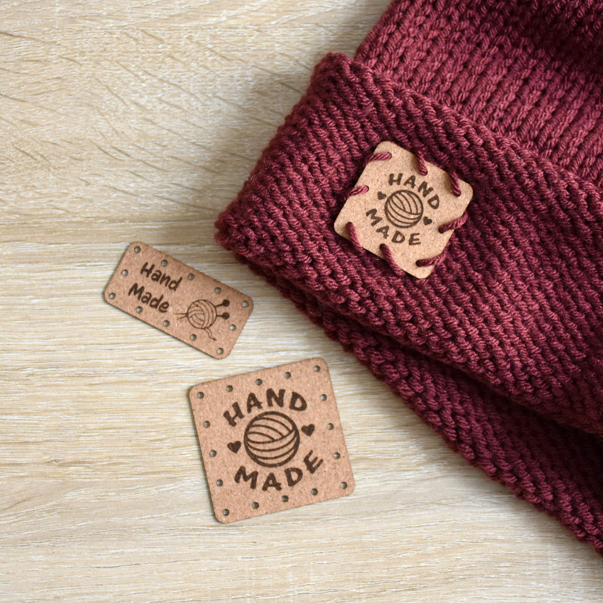 PRE - MADE Natural Cork Patches