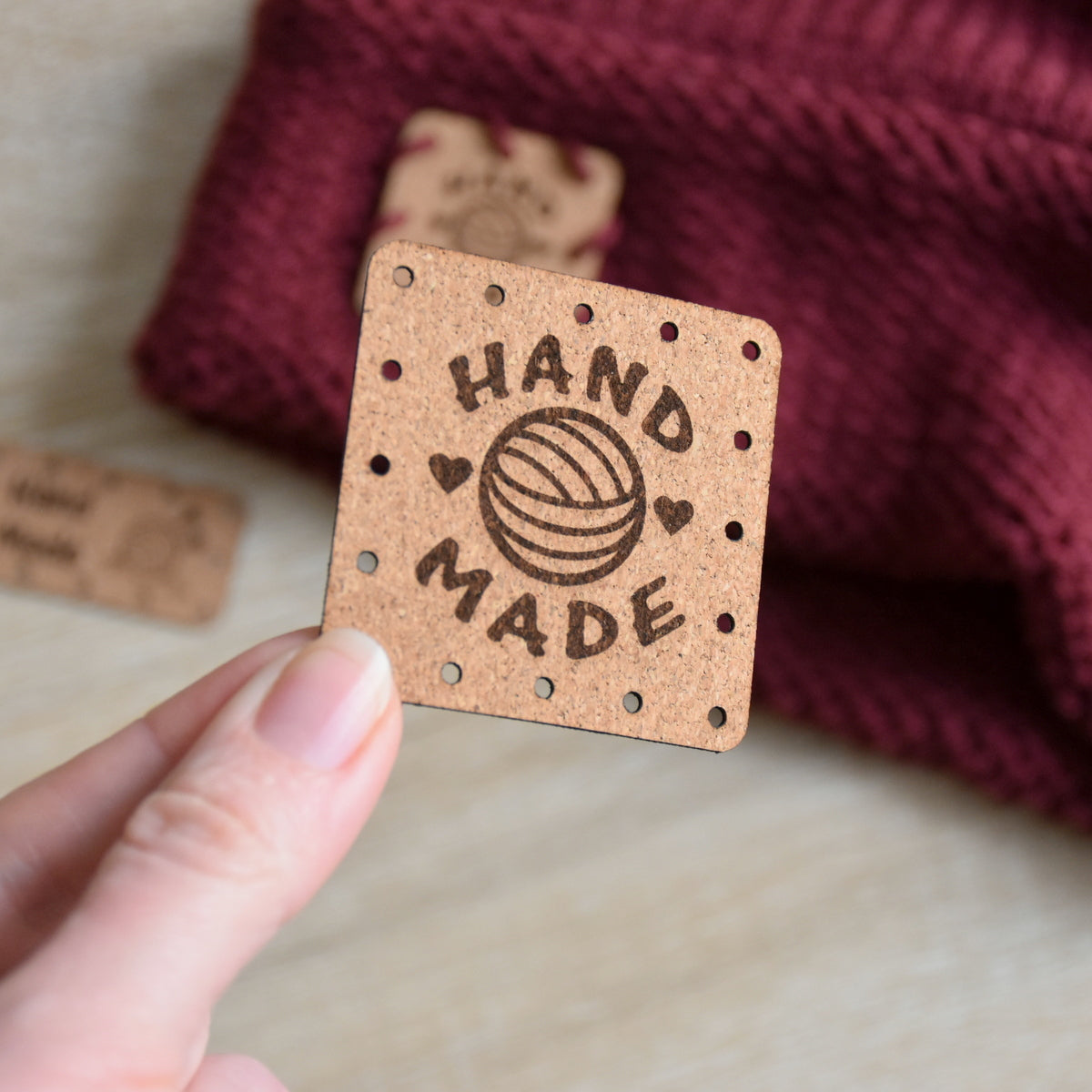 PRE - MADE Natural Cork Patches