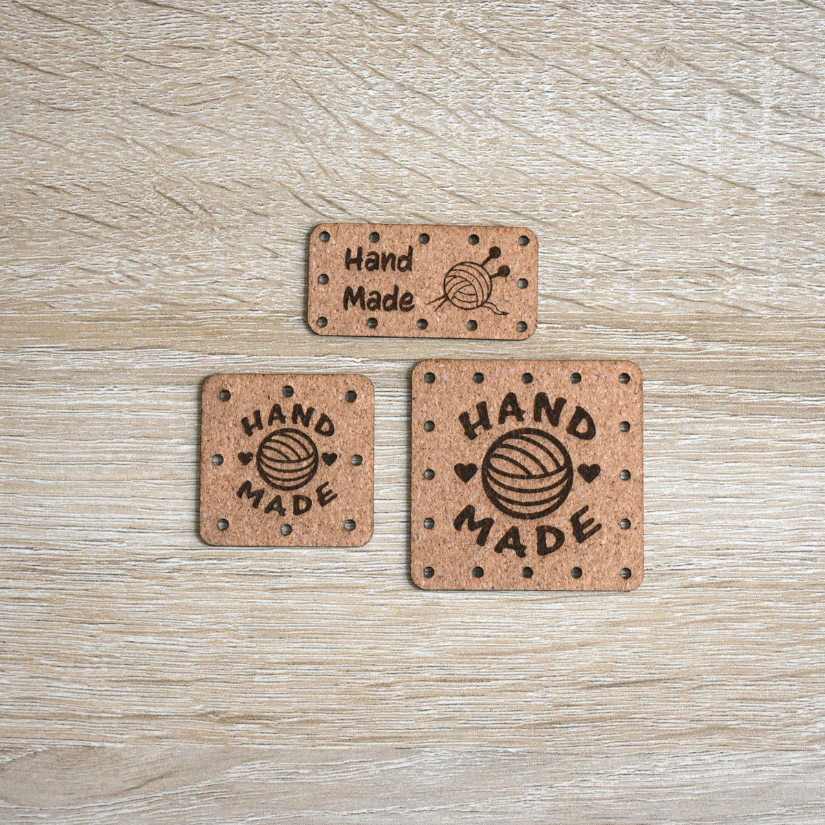 PRE - MADE Natural Cork Patches