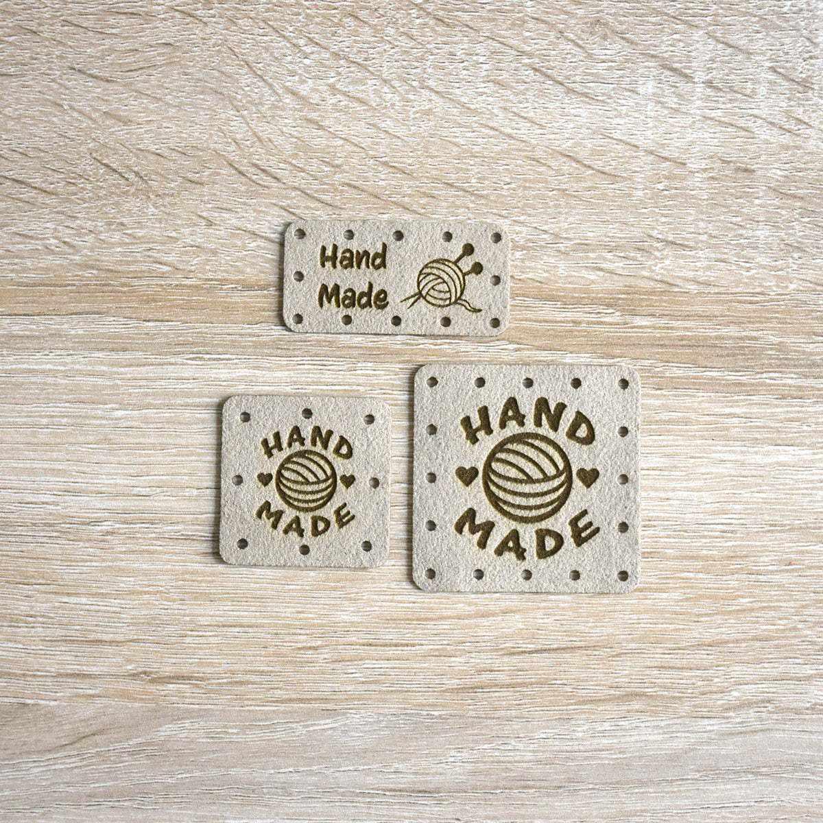 PRE - MADE Ultrasuede Patches - Sahara