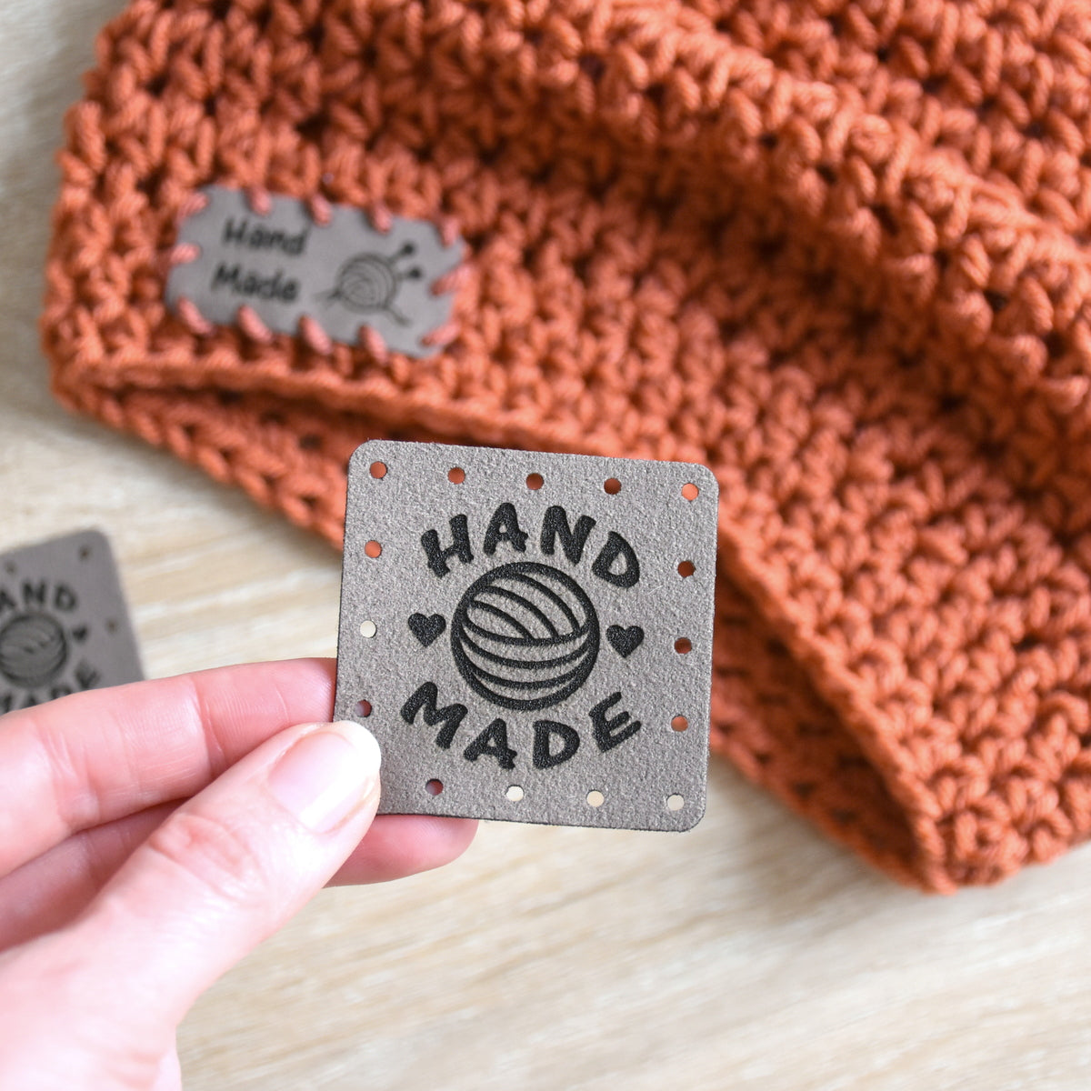 PRE - MADE Ultrasuede Patches - Beaver