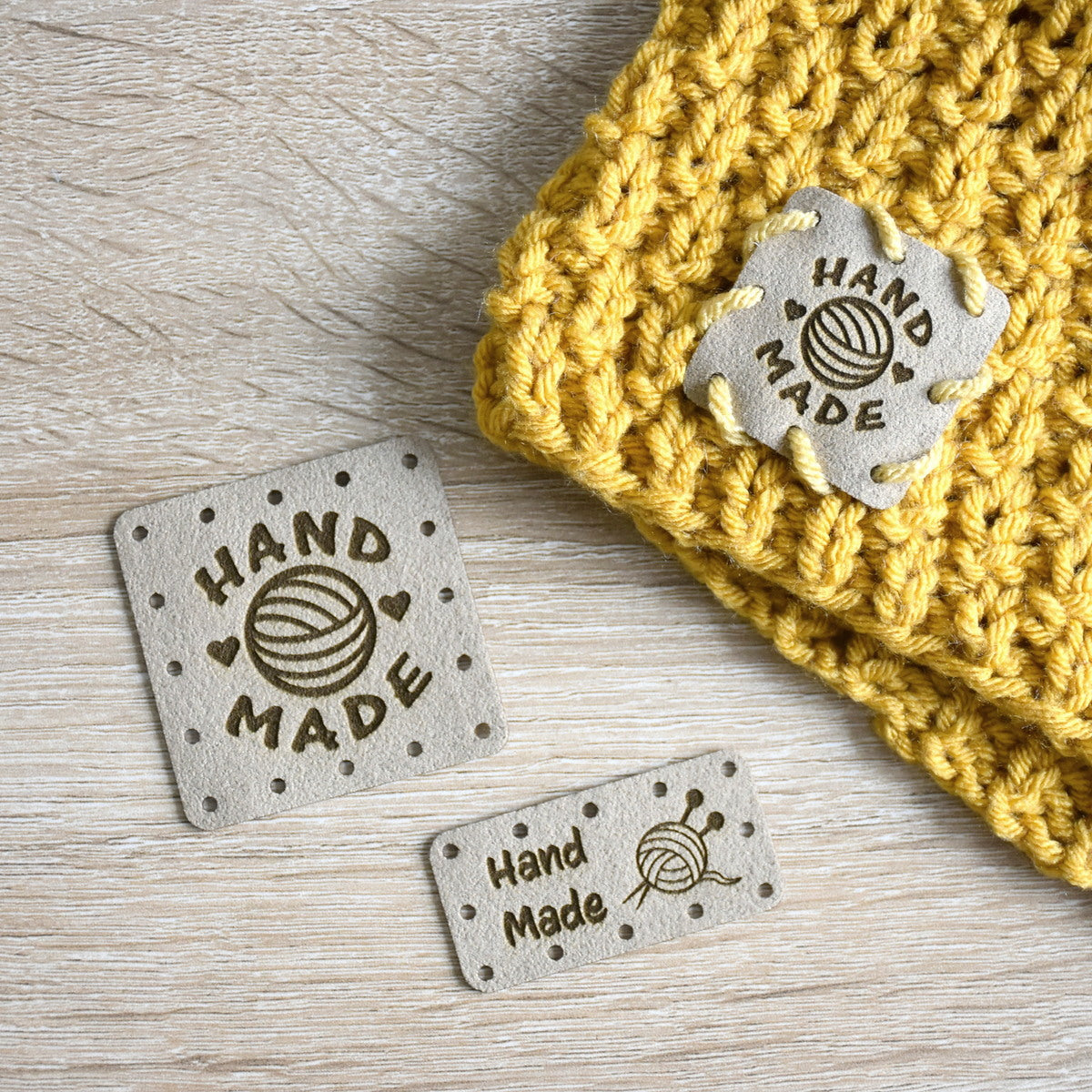 PRE - MADE Ultrasuede Patches - Sahara