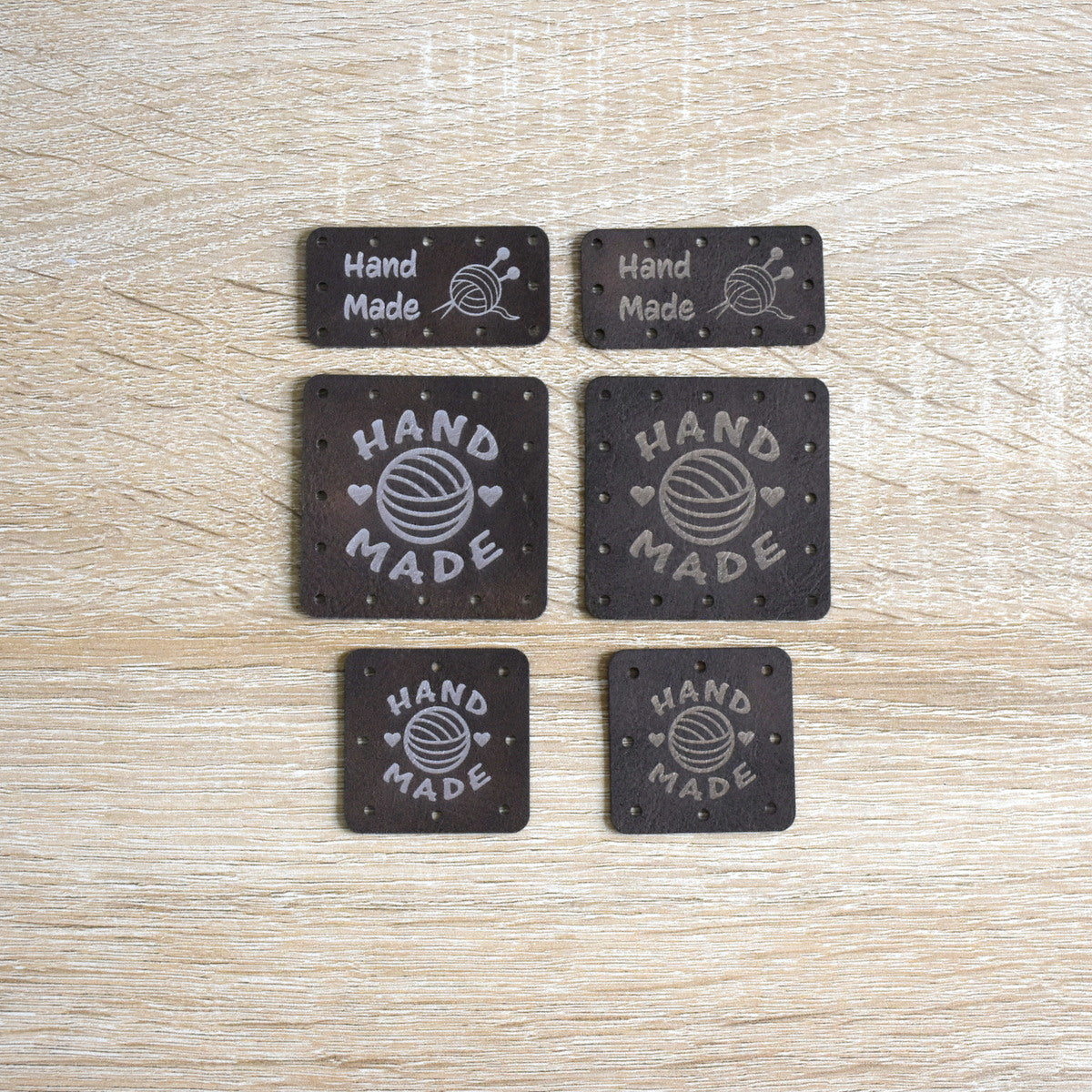 PRE - MADE Metallic Inlay Patches - Brown