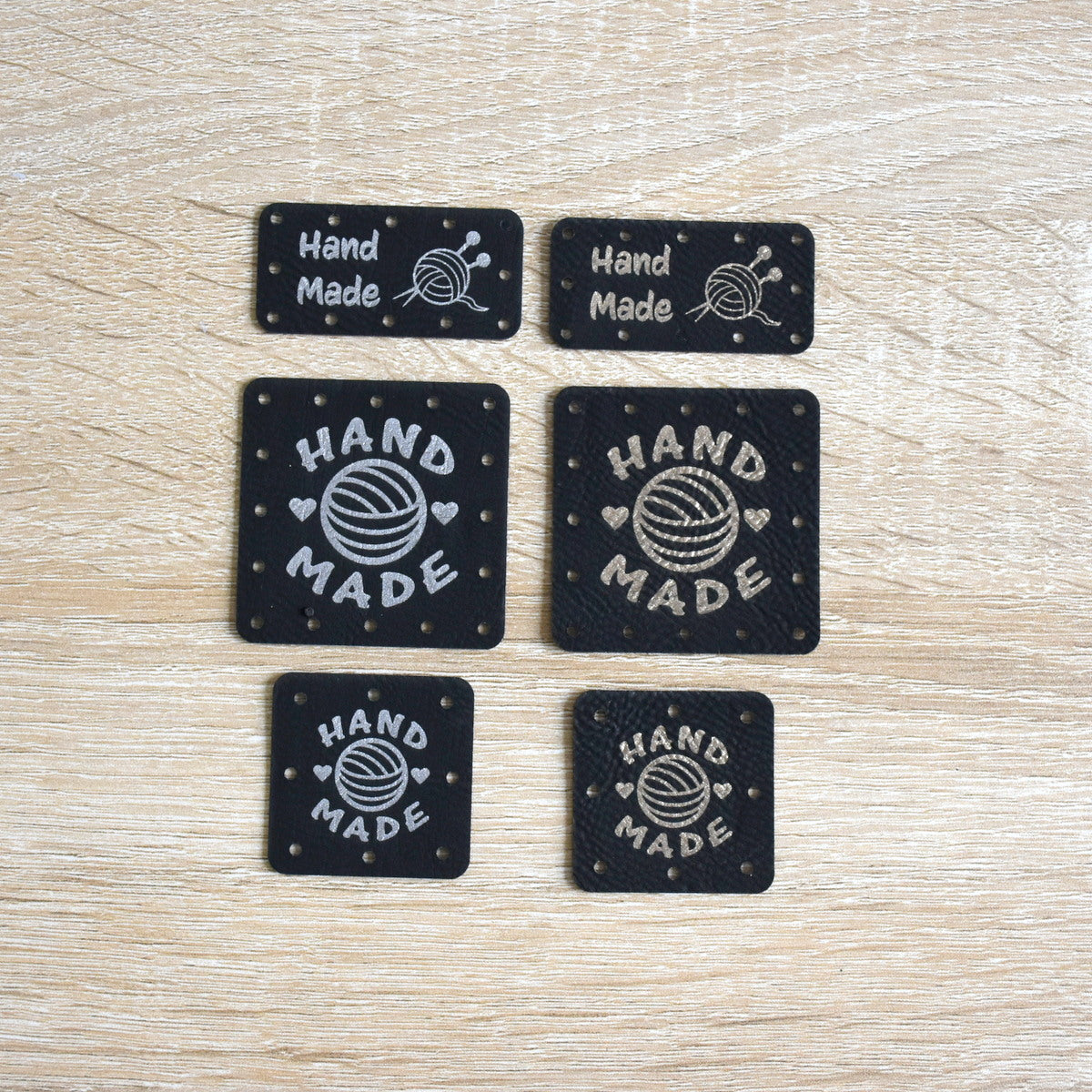 PRE - MADE Metallic Inlay Patches - Black