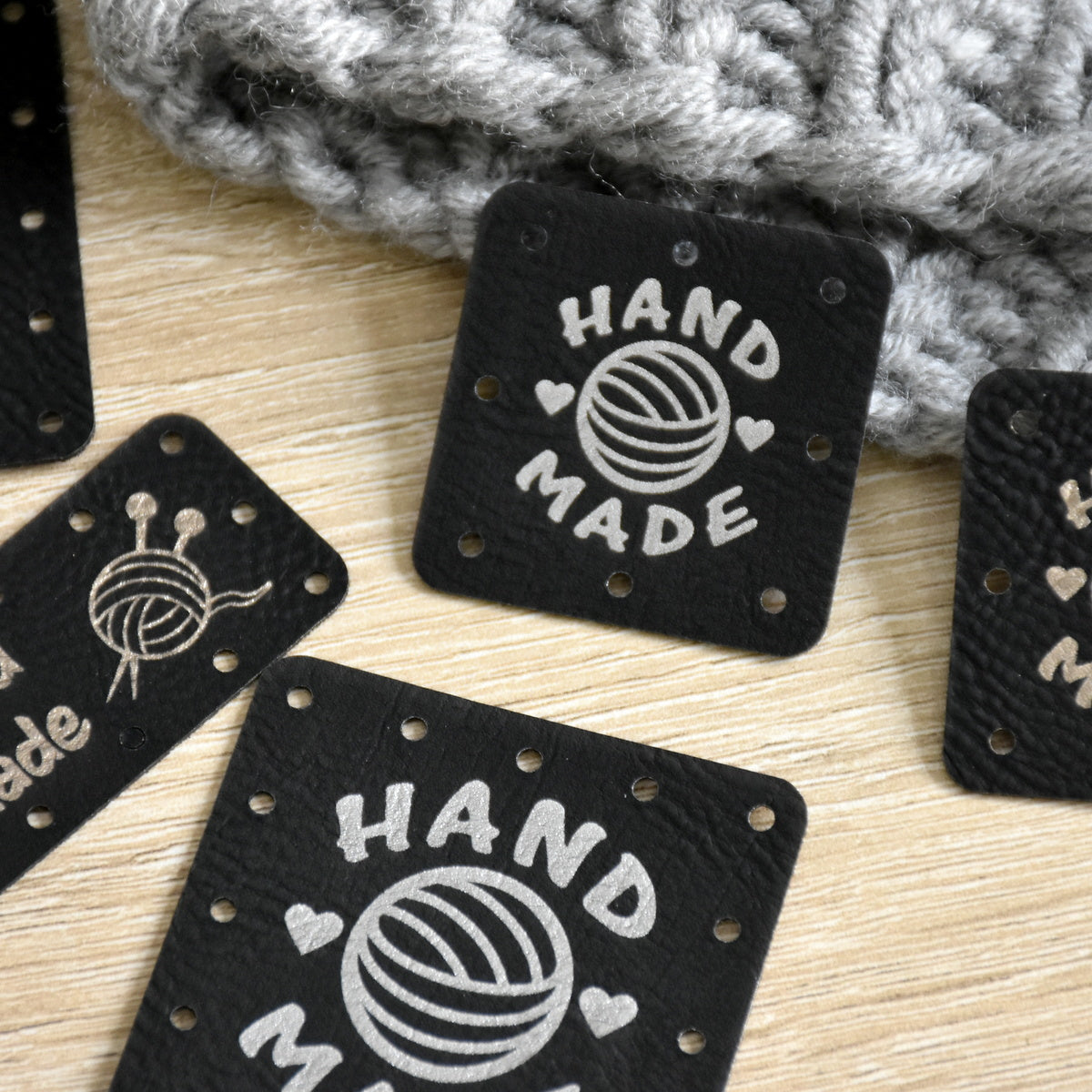 PRE - MADE Metallic Inlay Patches - Black