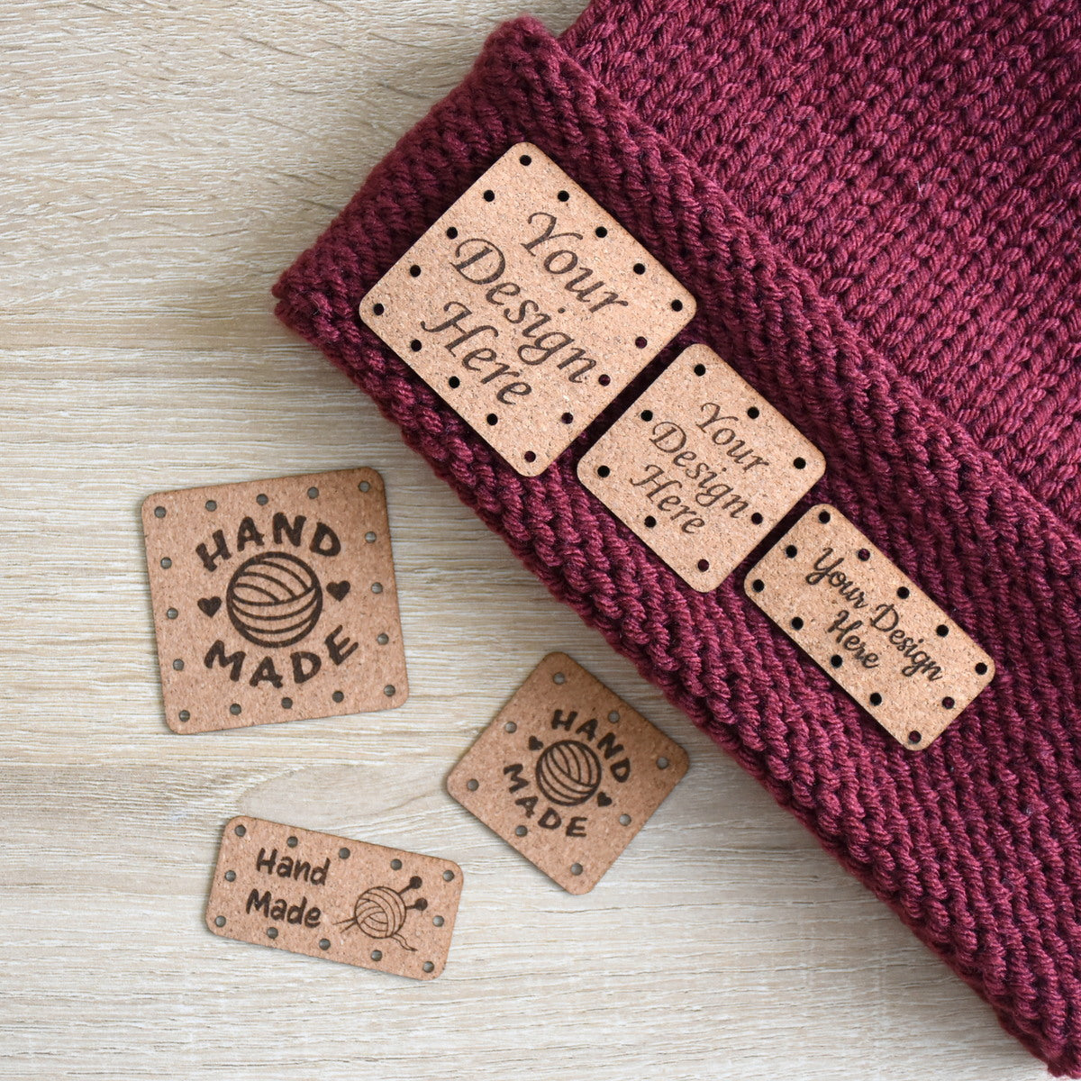 RE - ORDER - Natural Cork Sew-On Patches