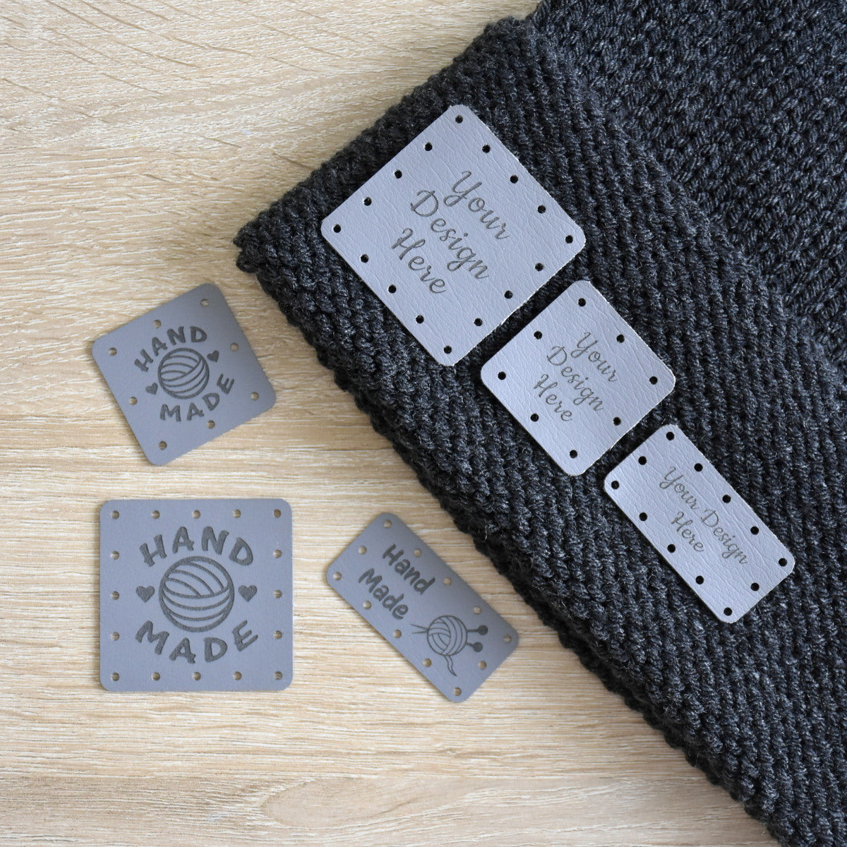 RE - ORDER - Ultraleather Sew-On Patches - Granite