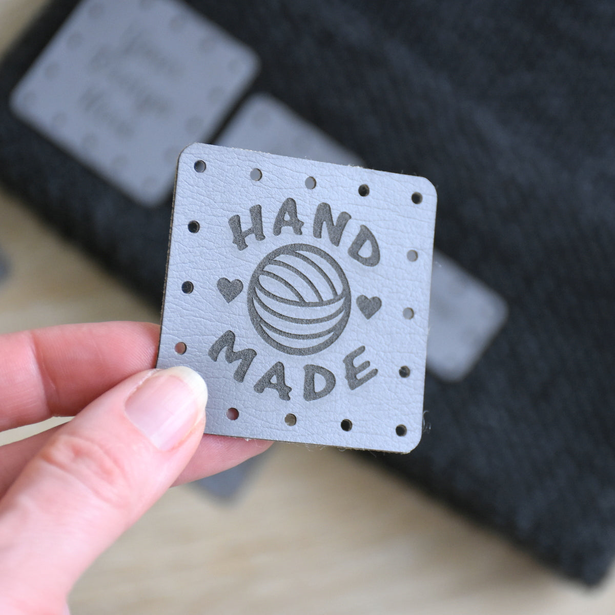 RE - ORDER - Ultraleather Sew-On Patches - Granite