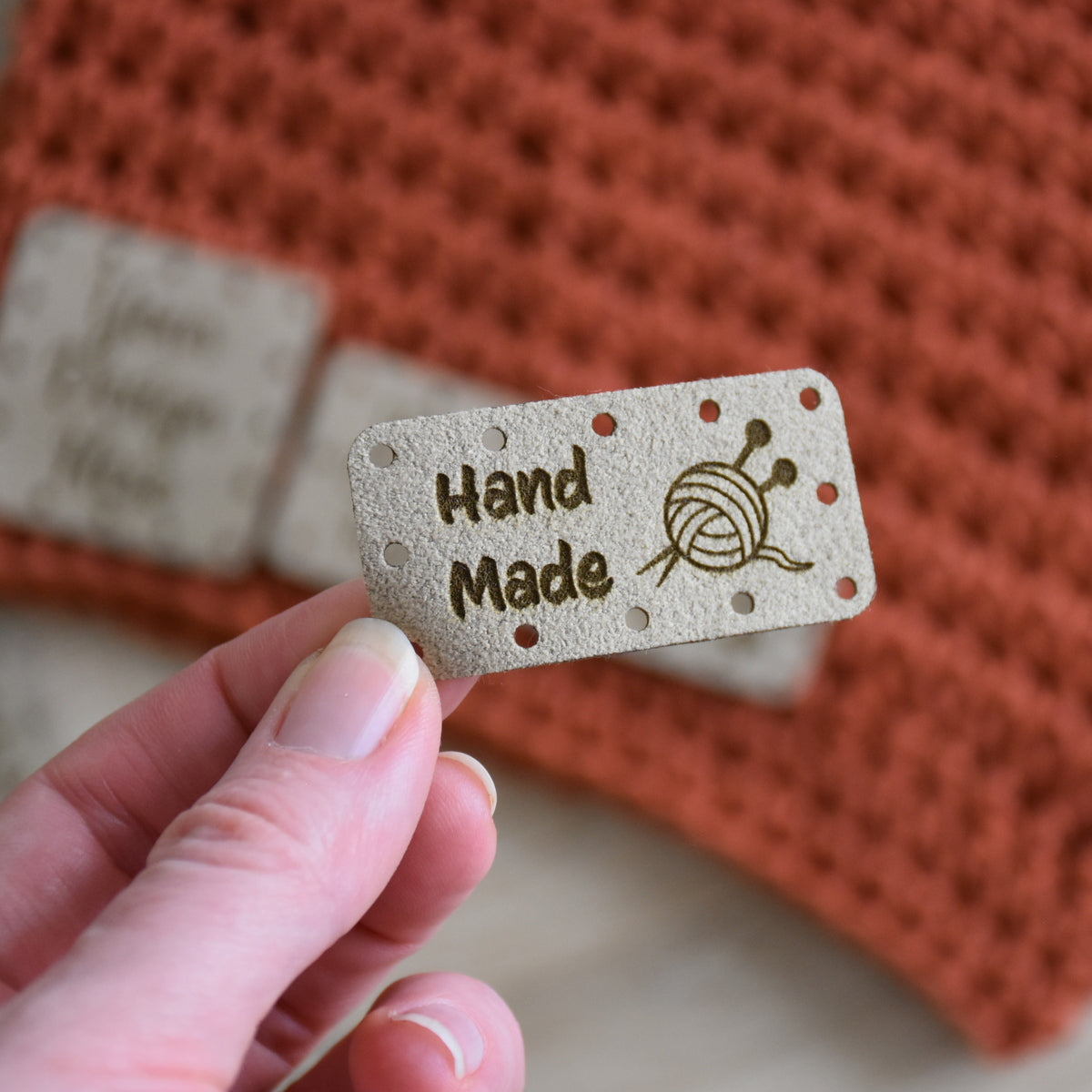 RE-ORDER - Ultrasuede Sew-On Patches - Sahara