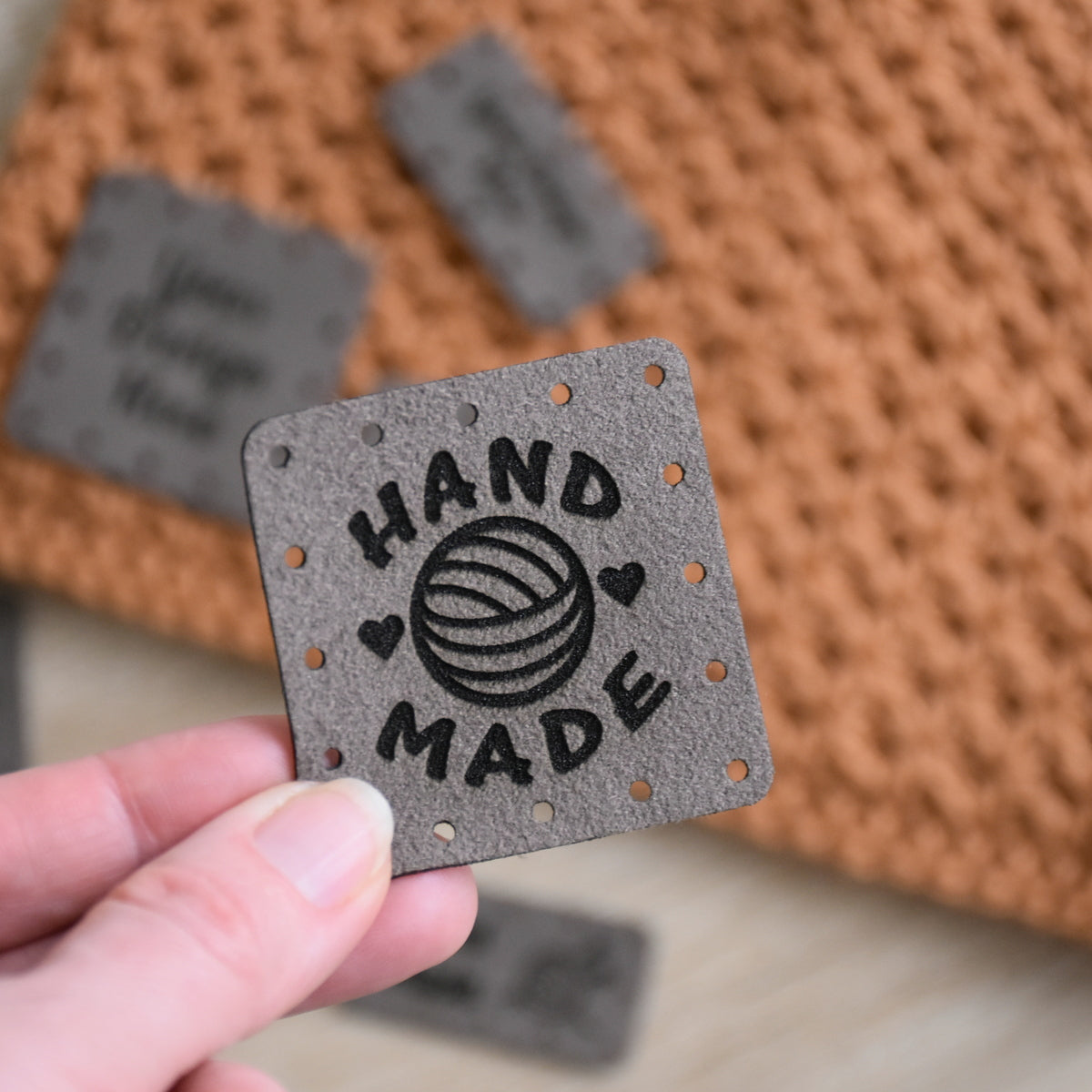 RE-ORDER - Ultrasuede Sew-On Patches - Beaver