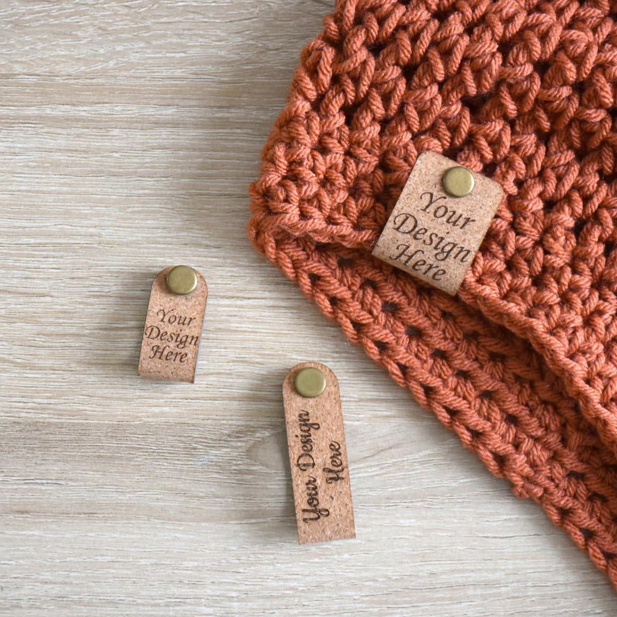 Wholesale - Natural Cork Rivet Tags