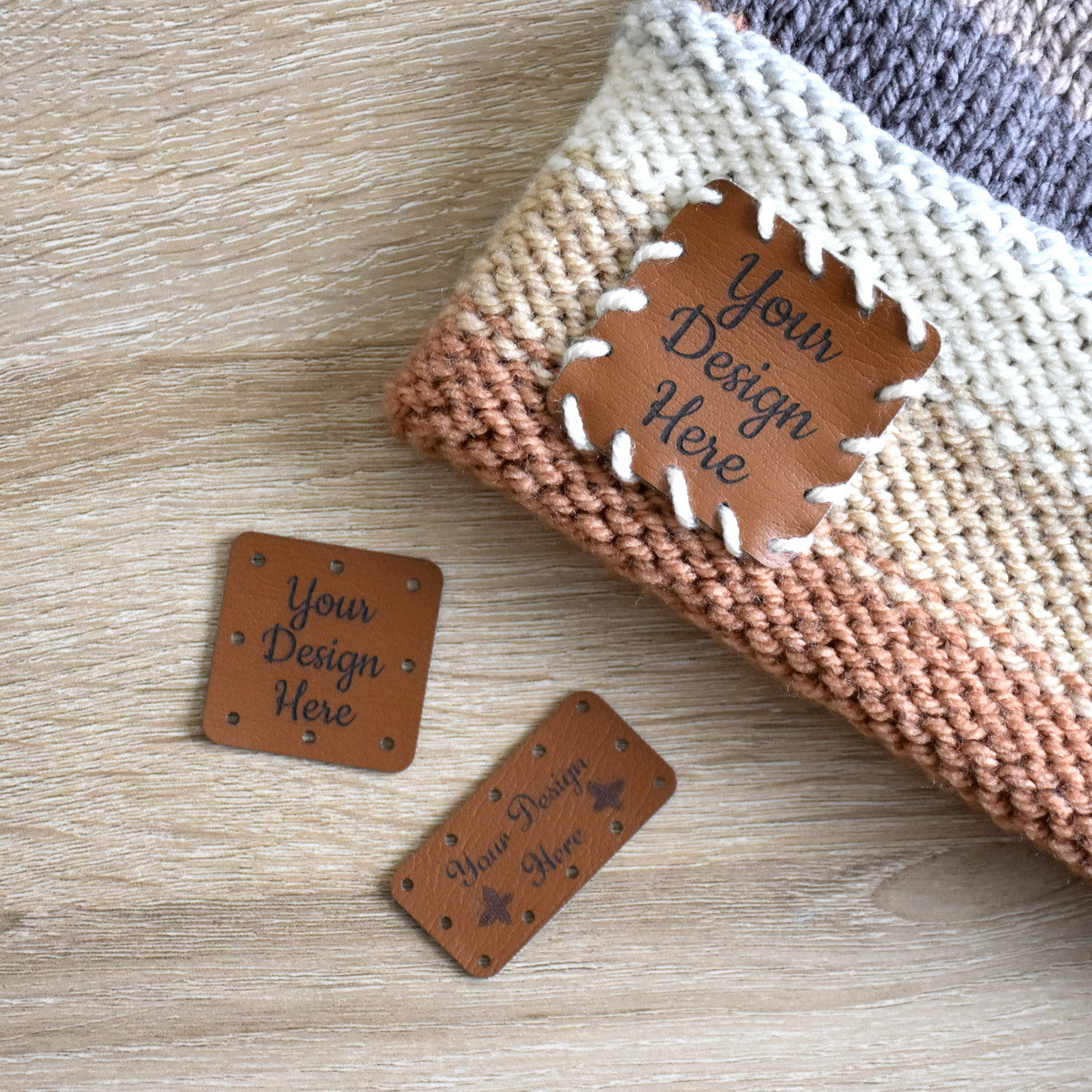 Wholesale Ultraleather Sew-On Patches - Curry