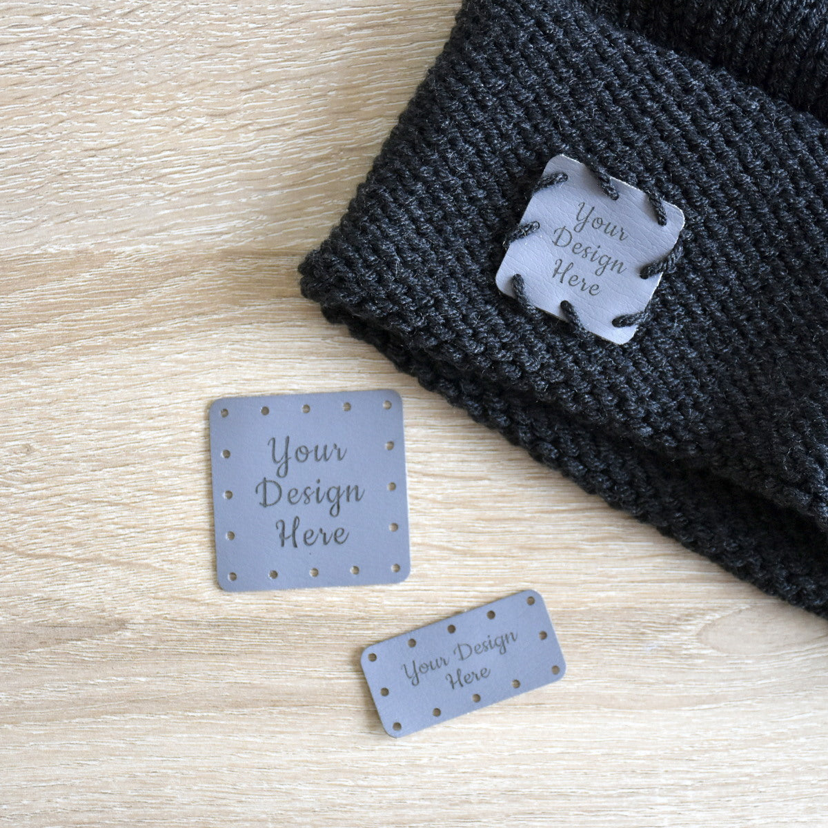 Custom Ultraleather Sew-On Patches - Granite