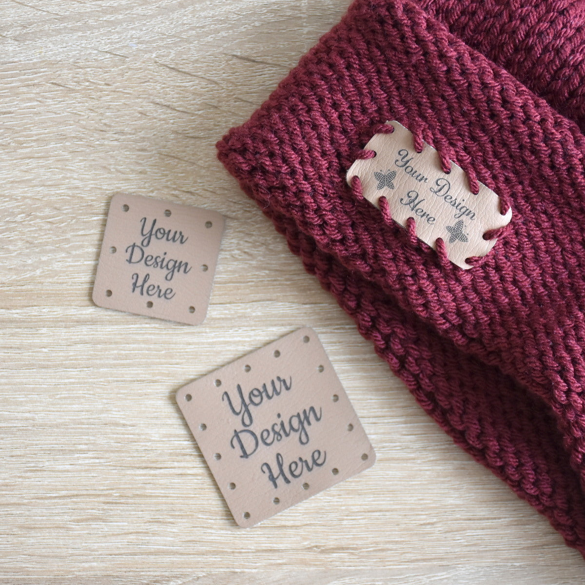 Wholesale Ultraleather Sew-On Patches - Cashmere